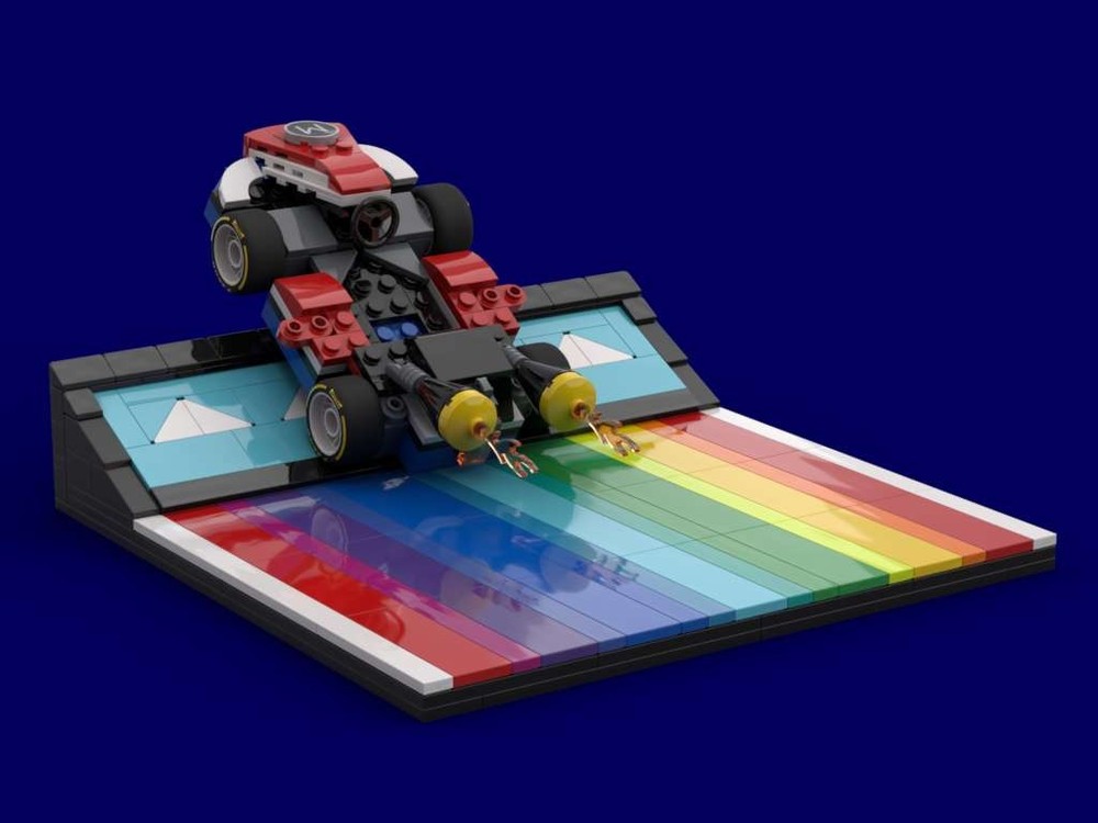 LEGO MOC-210832 Rainbow road glider ramp by Henktor | Rebrickable ...
