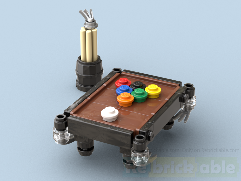 LEGO MOC-210892 Minifig-scale Pool Table by toomanybees | Rebrickable ...