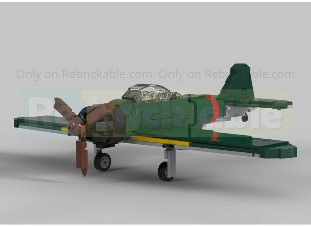LEGO MOC-211012 A6M5 Zero by GreeneBricks | Rebrickable - Build