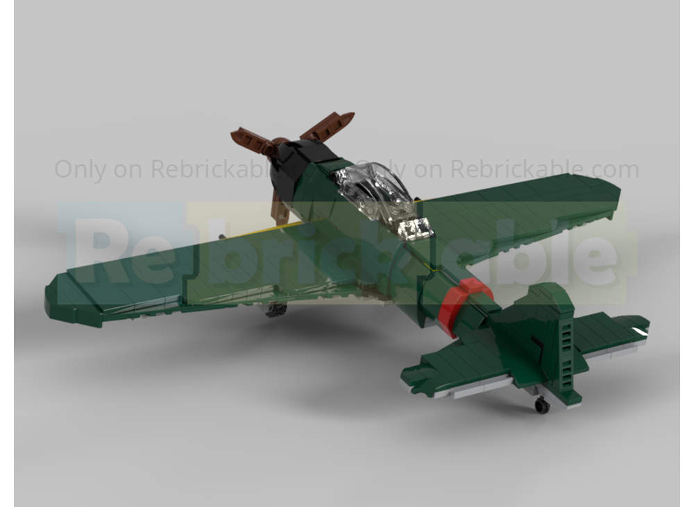 LEGO MOC-211012 A6M5 Zero by GreeneBricks | Rebrickable - Build