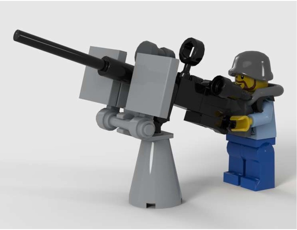 LEGO MOC-211037 Oerlikon 20mm AA Gun by mikey2110 | Rebrickable - Build ...