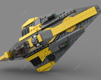 Anakin's Delta 7b Starfighter 75214 Rework