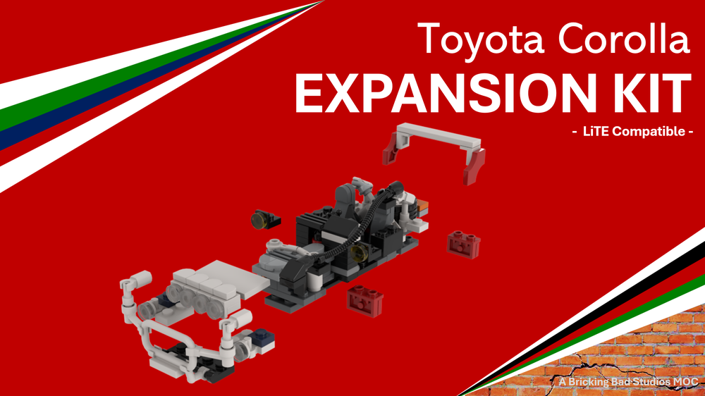 LEGO MOC-211183 Toyota Corolla Expansion KiT (`SuperKit': LiTE series ...