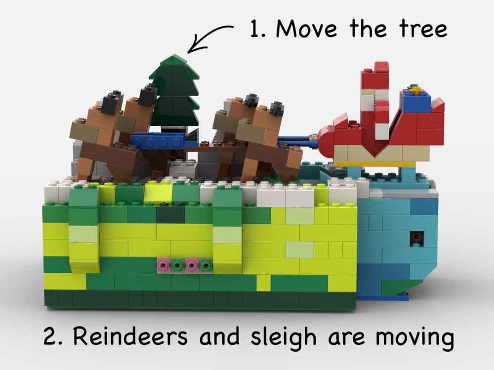 LEGO MOC-211226 10698 - Santa's Sleigh by ChiLegGodt | Rebrickable ...
