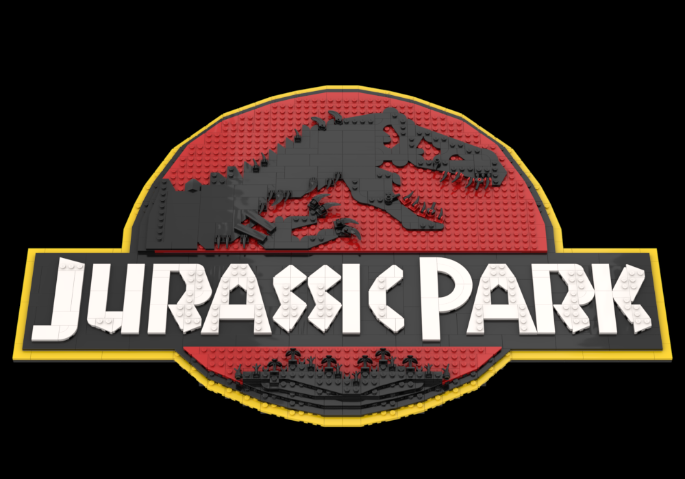Jurassic Park Logo Wall Display by OrchardBuilds