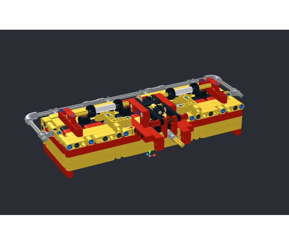 LEGO MOC-211395 Front drum mower by MarcoB82 | Rebrickable - Build with ...