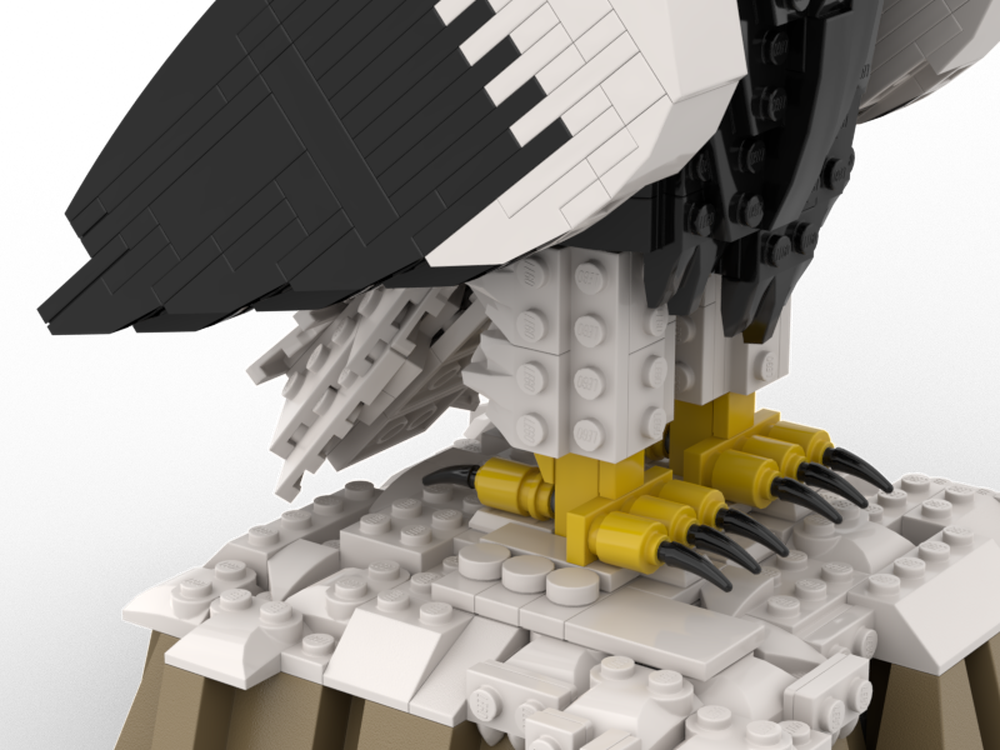 LEGO MOC Steller's Sea Eagle by makoto_lake | Rebrickable - Build with LEGO