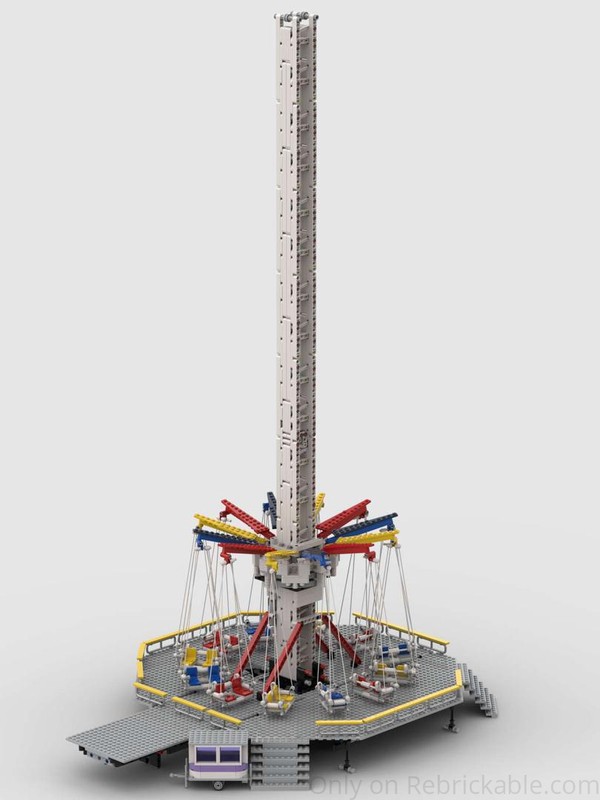 LEGO MOC-211543 Fairground Starflyer ride by Gdale | Rebrickable ...