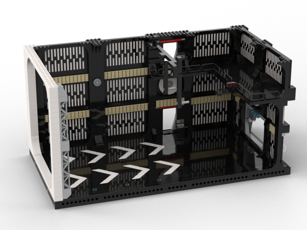 LEGO MOC Galactic Empire Death Star Hangar & Command Room by ALUNXLUN ...