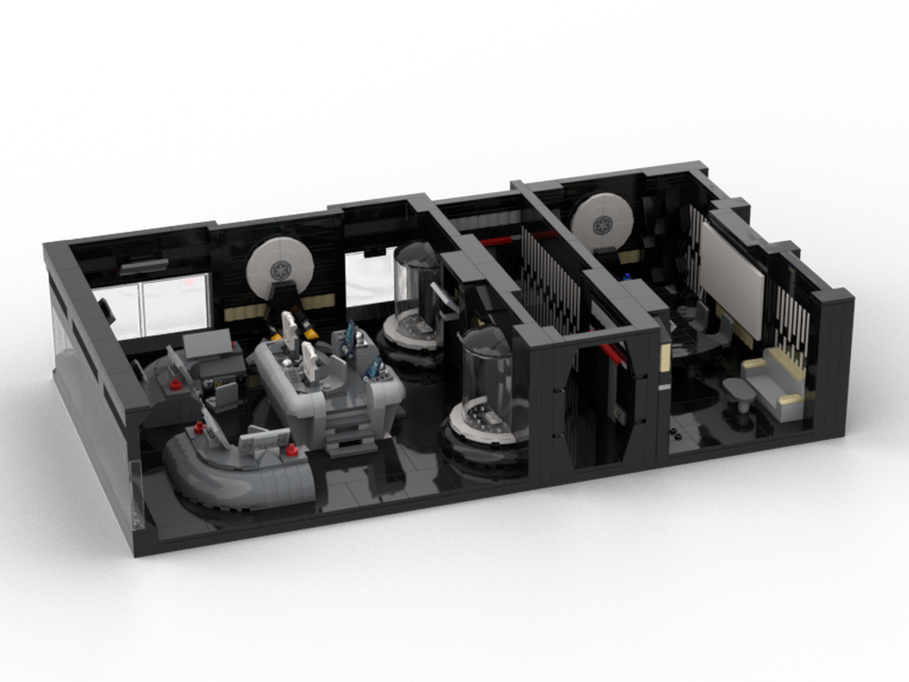 LEGO MOC-211759 Galactic Empire Death Star Hangar & Command Room