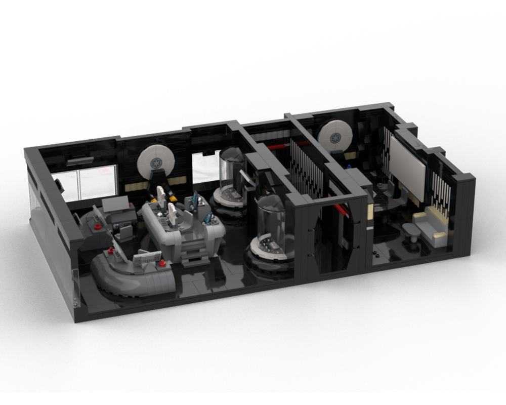 LEGO MOC-211759 Galactic Empire Death Star Hangar & Command Room