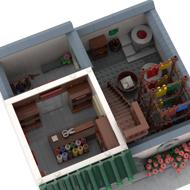 LEGO MOC-211905 Chinese Textile Shop & Factory by porklegoguy ...