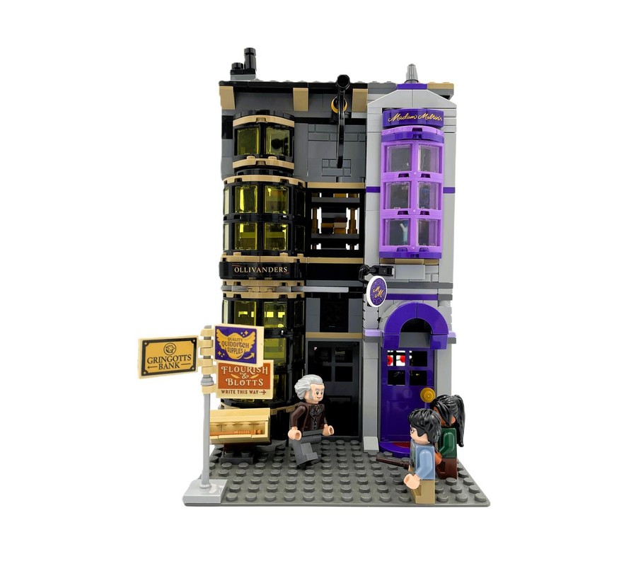 LEGO MOC-211933 Ollivanders & Madam Malkin’s Robes stores Modular ...
