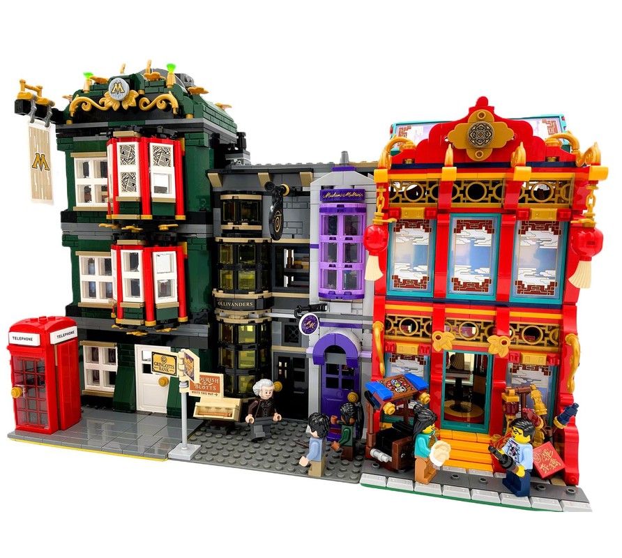 LEGO MOC Ollivanders & Madam Malkin’s Robes stores Modular Alternate ...