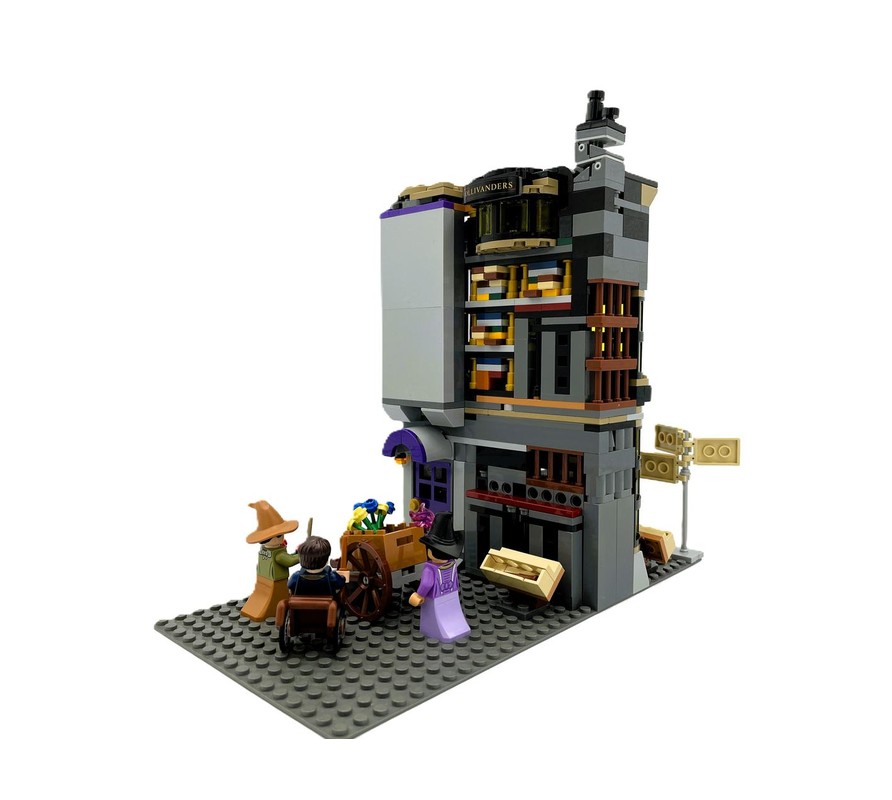 LEGO MOC-211933 Ollivanders & Madam Malkin’s Robes stores Modular ...