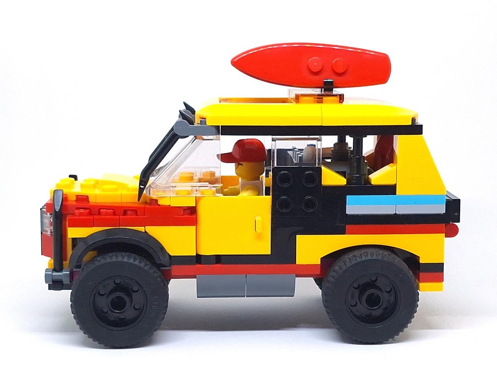LEGO MOC-211945 60453 Lifeguard Jeep by PeterSzabo | Rebrickable