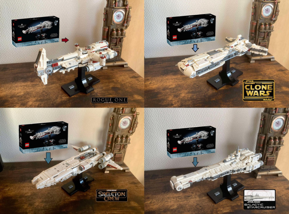 LEGO MOC-211986 75476 Tantive IV Rebuild 4 Pack by CreationCaravan ...