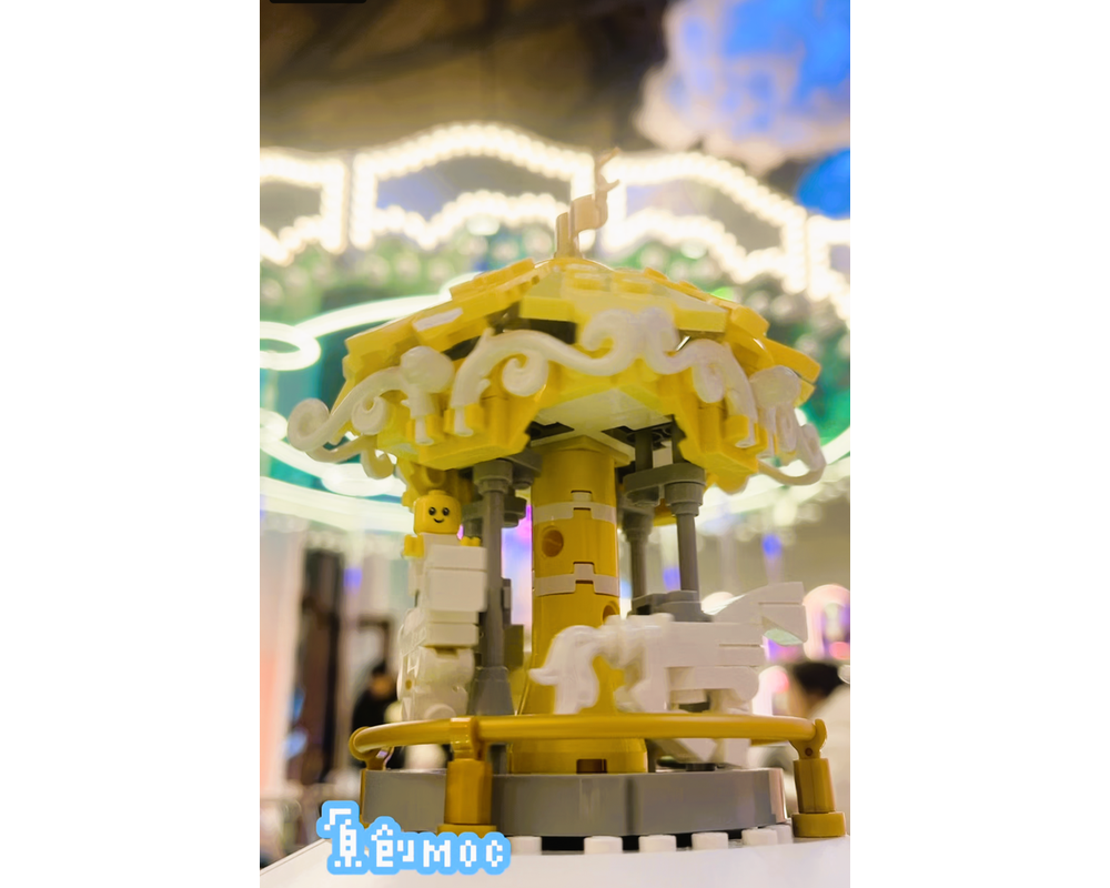 LEGO MOC-211994 Functional Mini Carousel by asnoopy | Rebrickable ...
