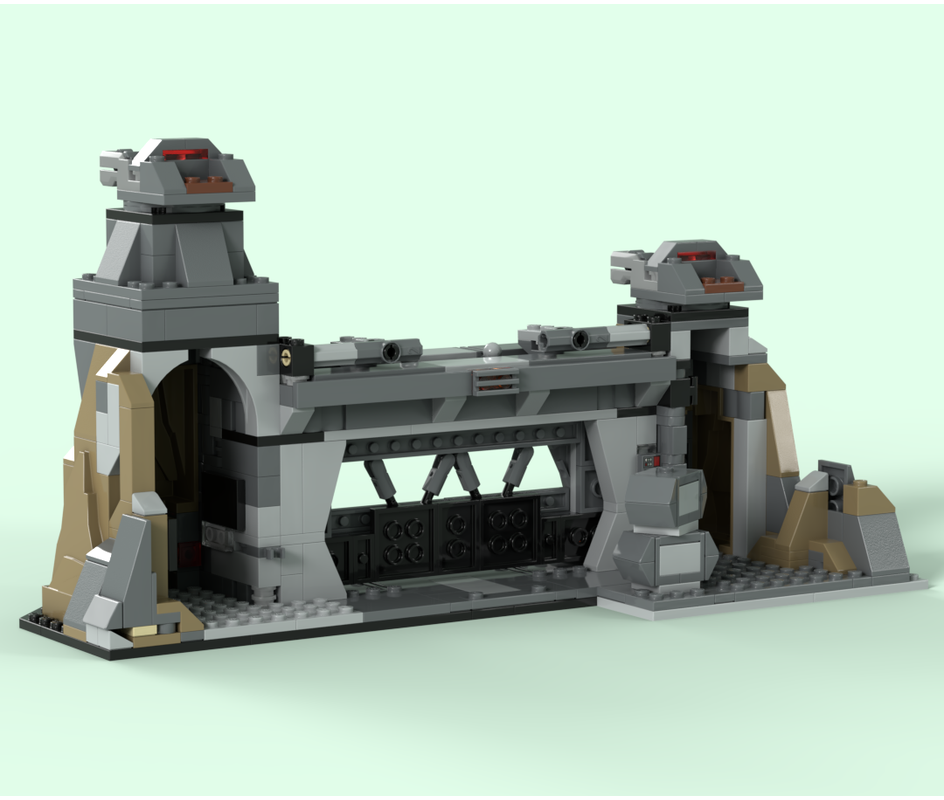 LEGO MOC Mandalorian Gate - combination 75386+75373 by GMRSR.Bricks ...