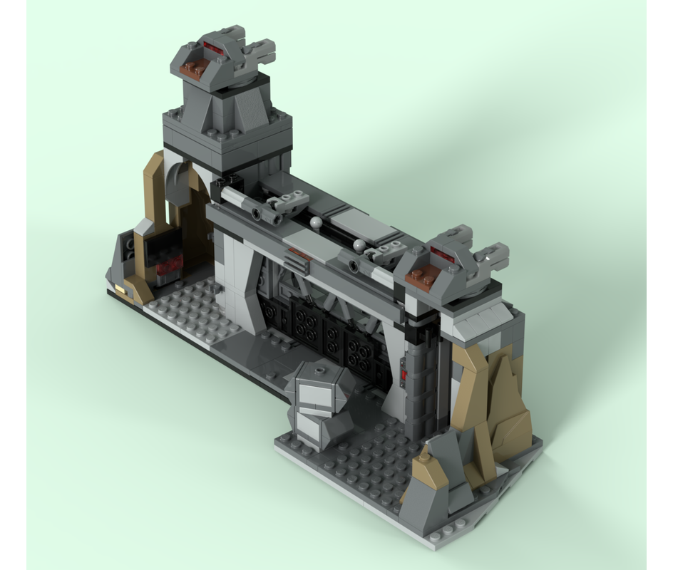 LEGO MOC Mandalorian Gate - combination 75386+75373 by GMRSR.Bricks ...