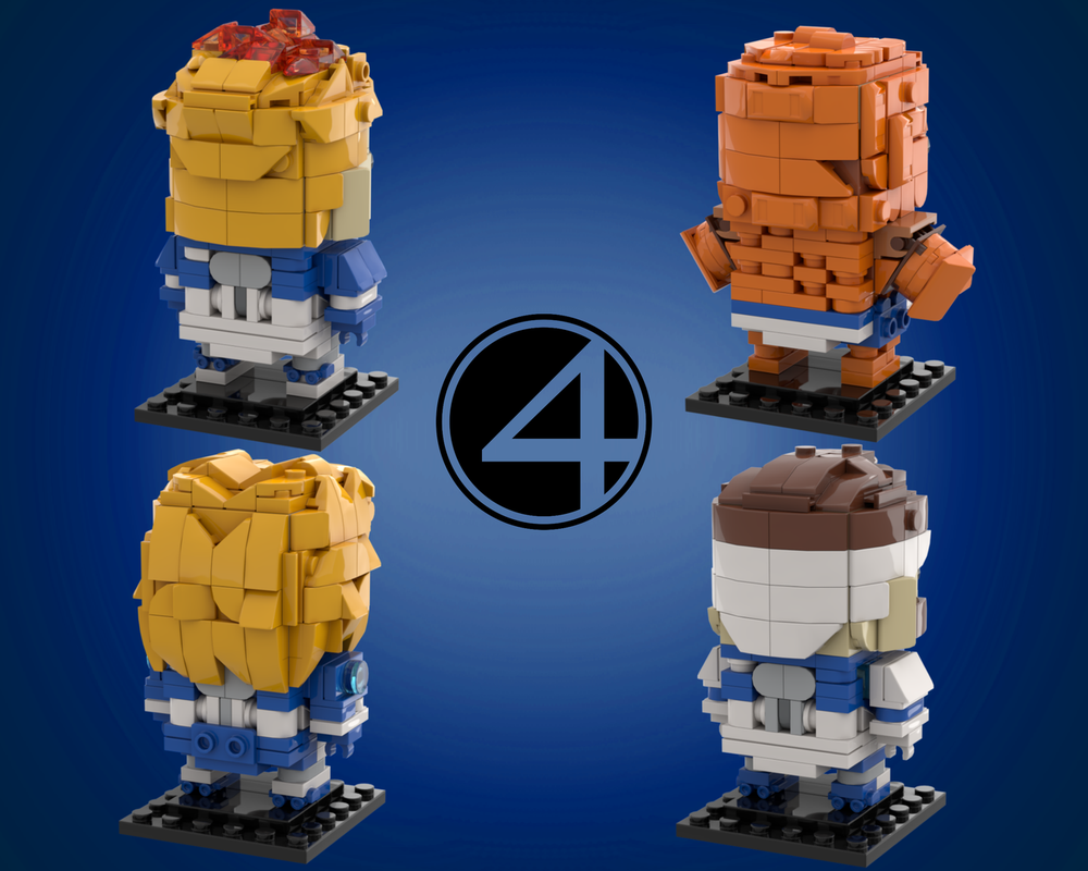 LEGO MOC-212165 Marvel Rivals - Fantastic Four Brickheadz by Ant0noo ...