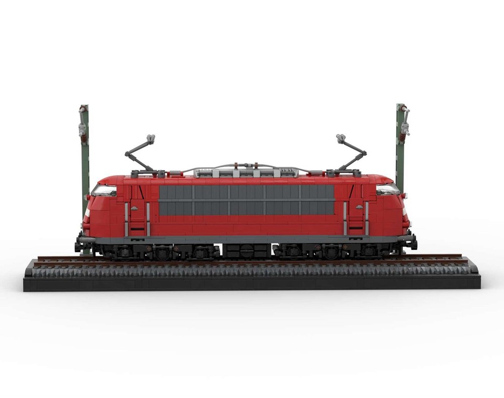 LEGO MOC German BR103 Locomotive (red) by StudStation | Rebrickable ...