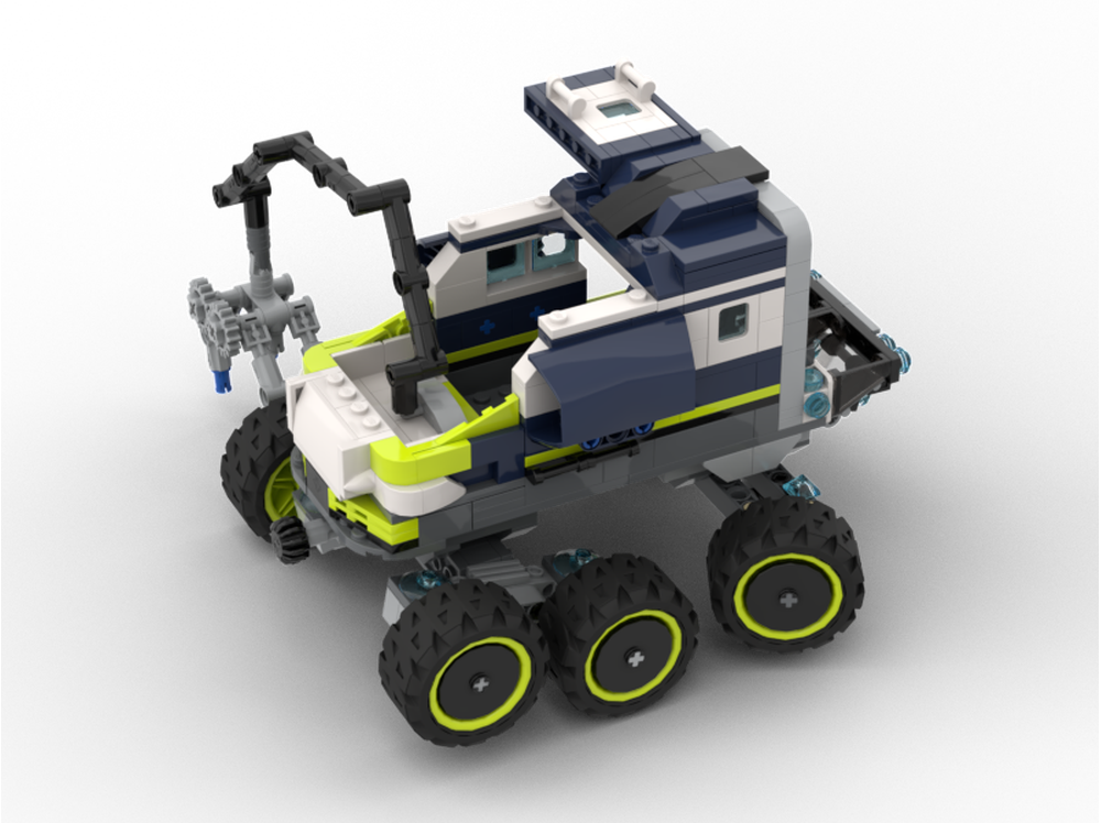 LEGO MOC-212180 Space Rover by CuBricks | Rebrickable - Build with LEGO