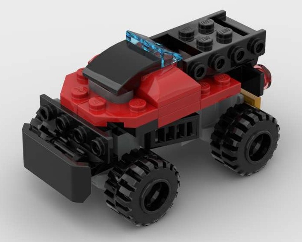 LEGO MOC-212183 30691 Fire Pickup by BrickIntelligence