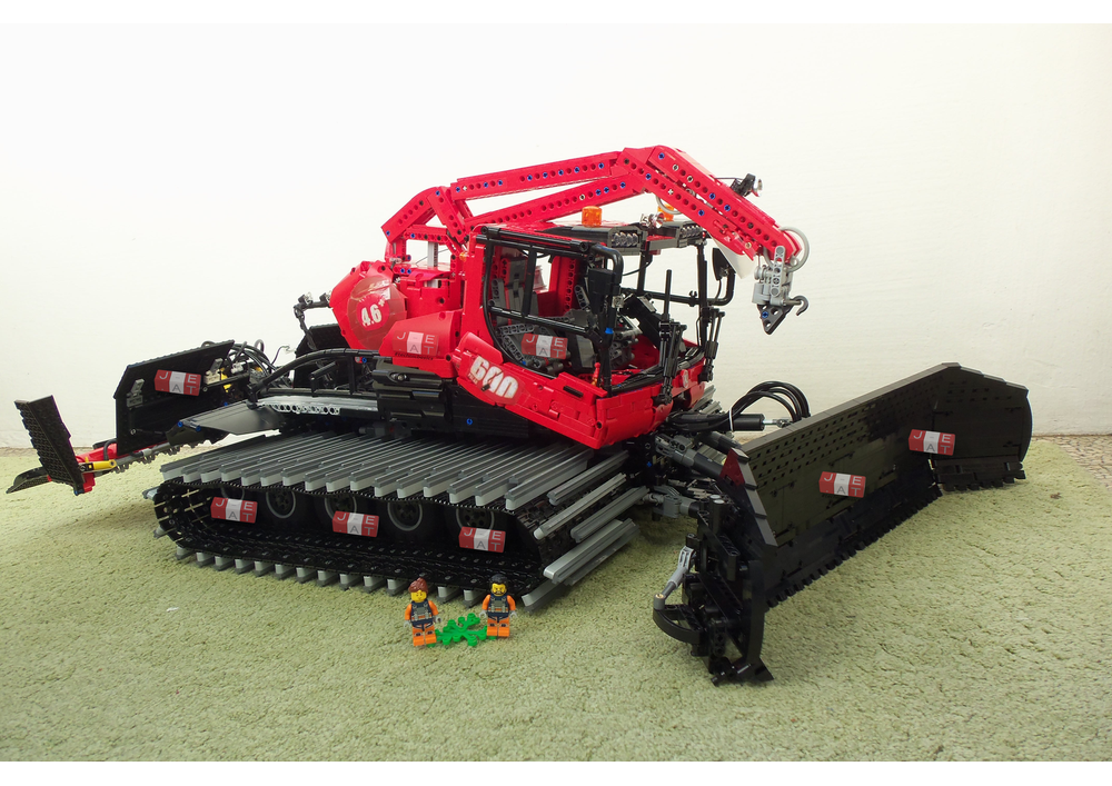 ミニカー PEE LEGO MOC-212282 PistenBully Polar 600 W by technicbasics