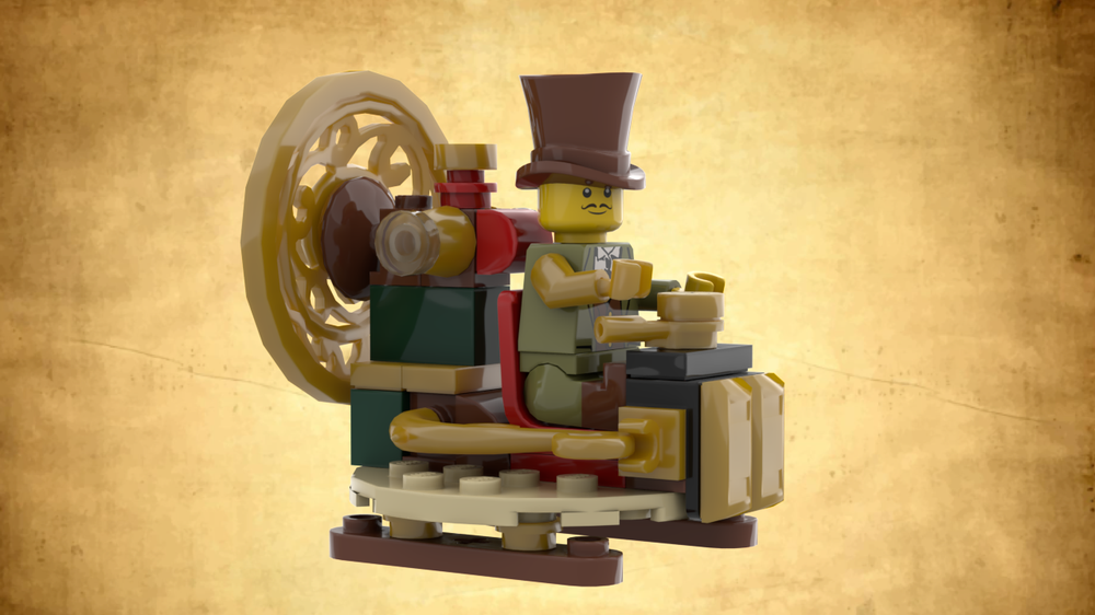 LEGO MOC Steampunk Time Traveller, Time Machine MOC by watson.lego ...