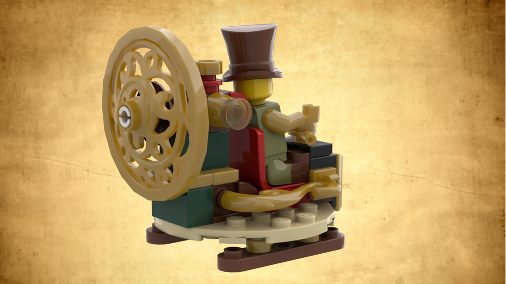LEGO MOC-212332 Steampunk Time Traveller, Time Machine MOC by watson ...