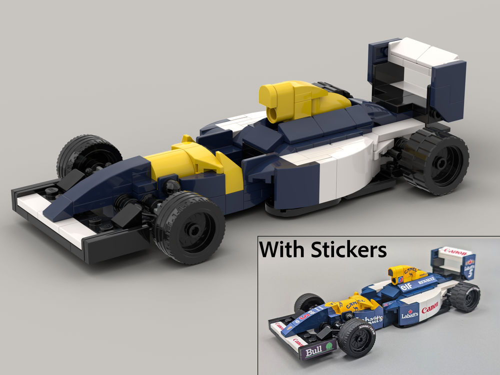 LEGO MOC-212376 F1 Williams FW14B by brickstreet | Rebrickable