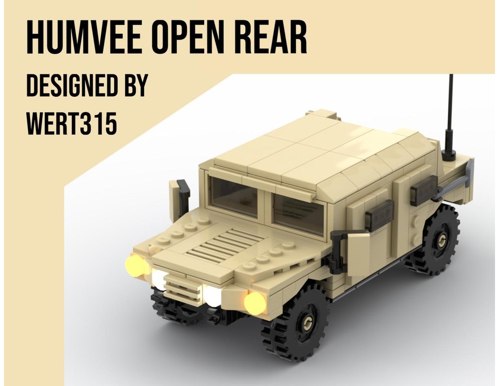 LEGO MOC Humvee (High Mobility Multipurpose Wheeled Vehicle) by Wert315 ...