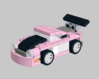 31055-1 A-model - Bright Pink