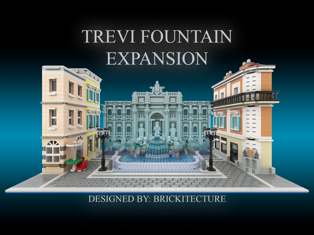 MOC-213004 Trevi Fountain Expansion Modular