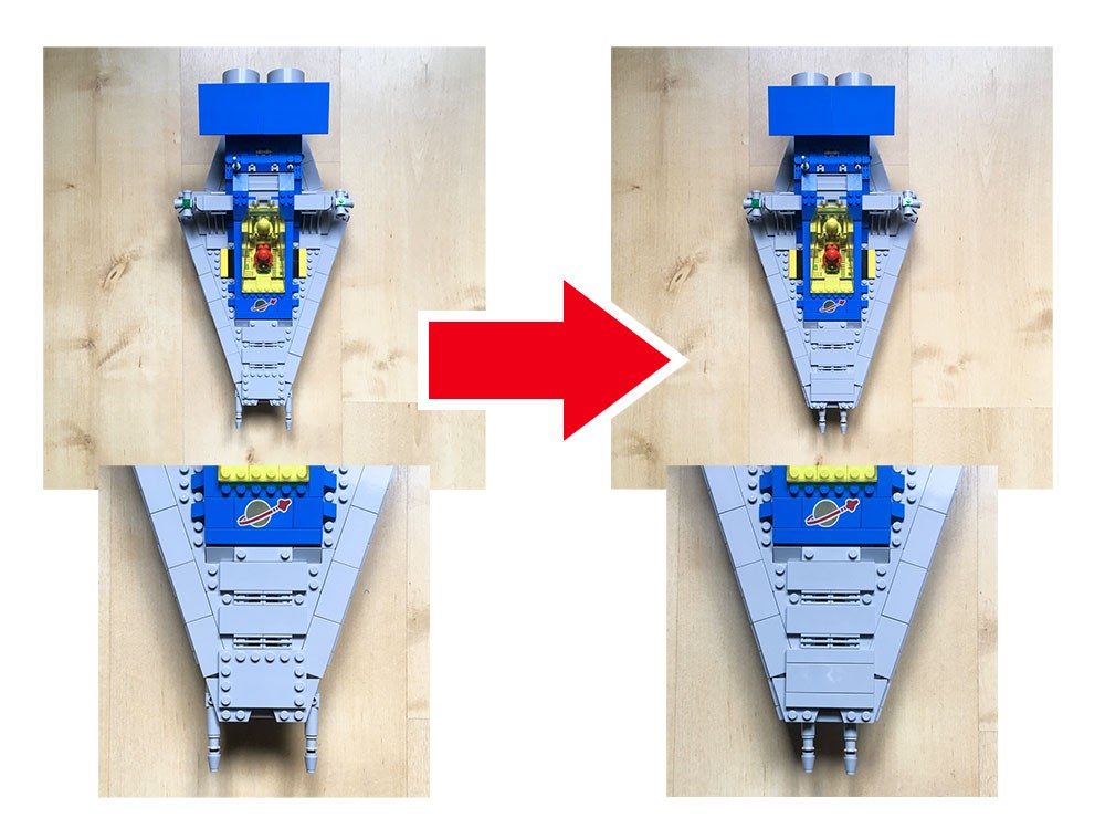 LEGO MOC-213040 Space Cruiser LL924 Facelift by pionline