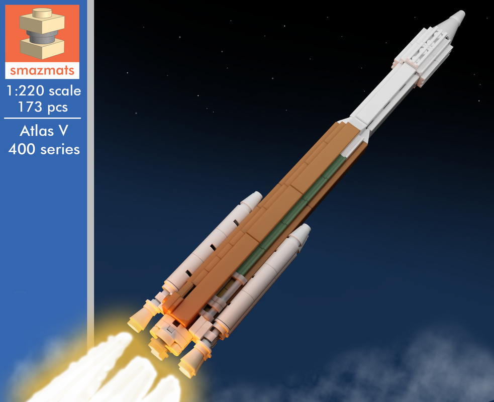 LEGO MOC-213135 Atlas V 400 Series [1:220 scale] by smazmats