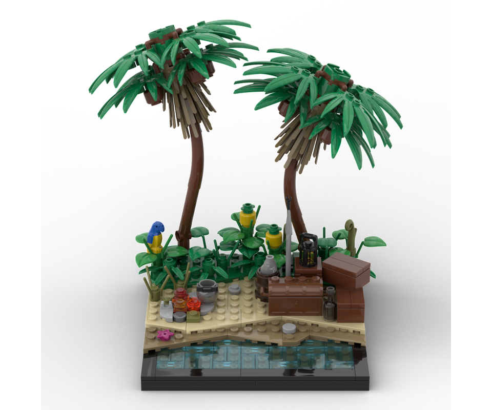 LEGO MOC-213251 A tropical island beach by TundO | Rebrickable