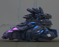 LEGO MOC-213286 T26 Zurdo-pattern 'Wraith' Mortar Tank (Halo) by