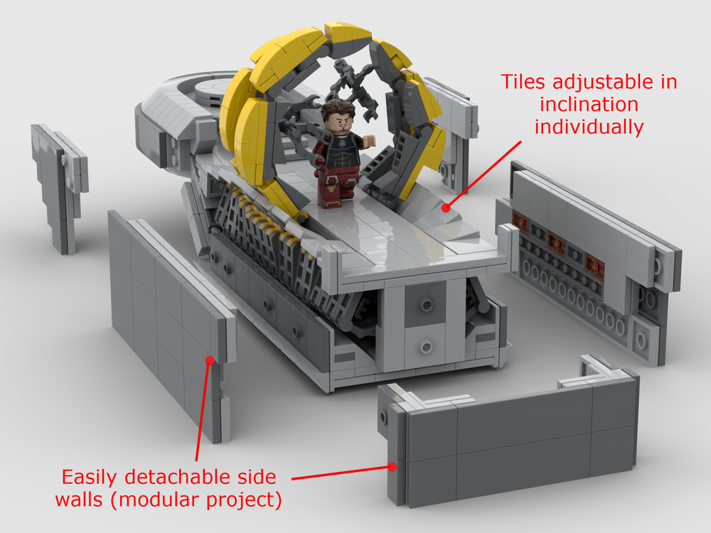 LEGO MOC-213321 Iron Man Gantry Machine/ Iron Man suit off by pit2222 ...