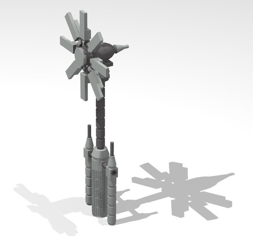 LEGO MOC Wind turbine. by fredmat4 | Rebrickable - Build with LEGO