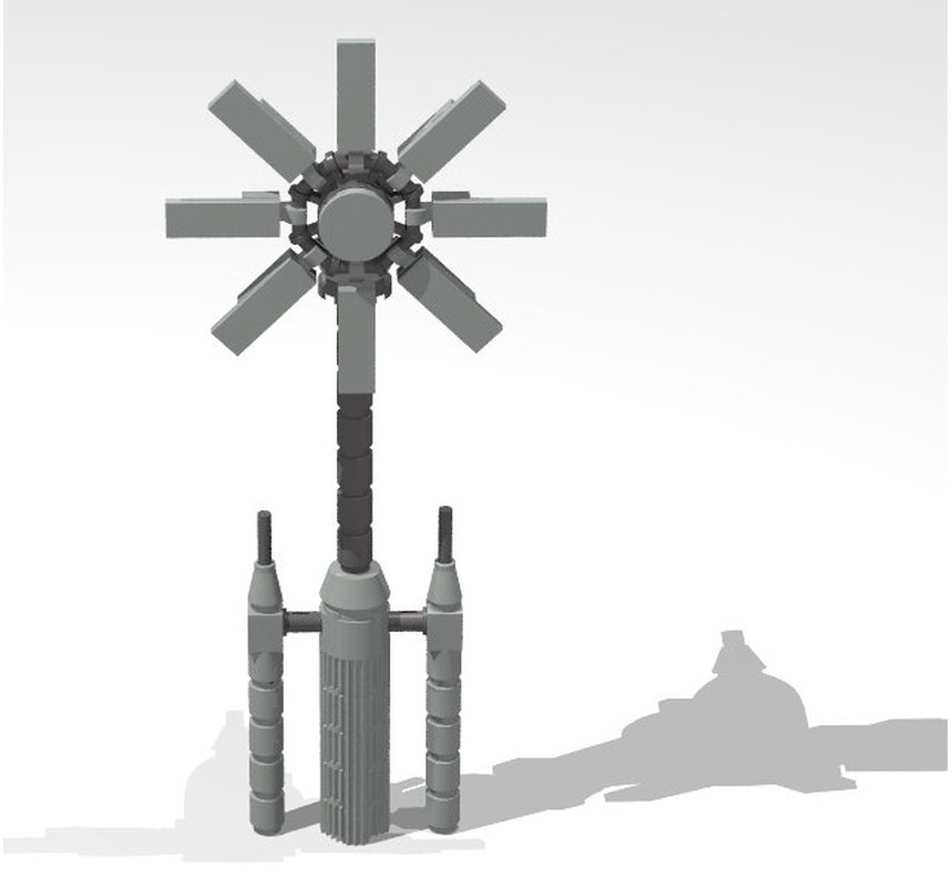 LEGO MOC Wind turbine. by fredmat4 | Rebrickable - Build with LEGO