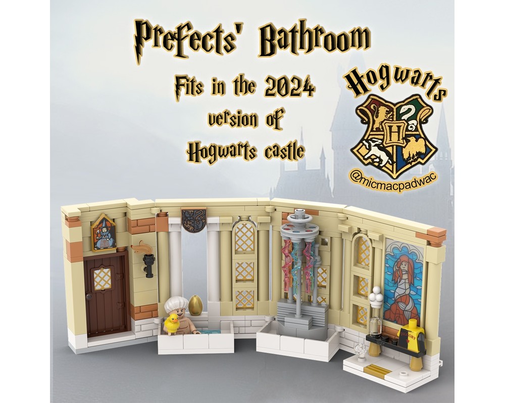 LEGO MOC-213436 Prefects' Bathroom (compatible with 2024 castle) by ...