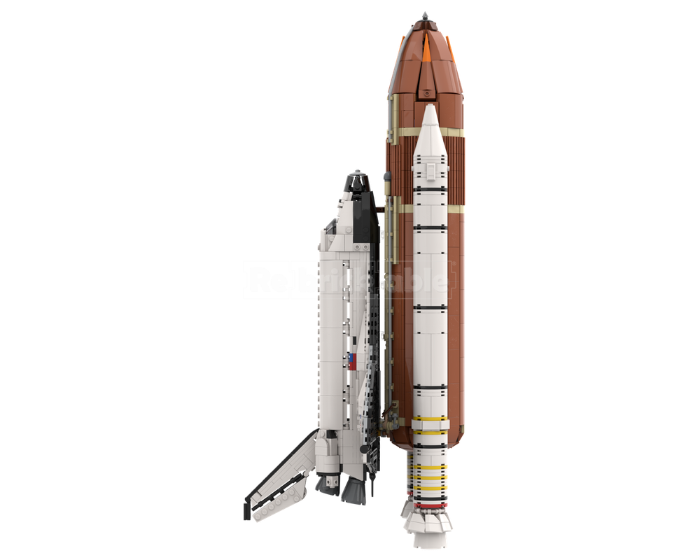 LEGO MOC-213442 1:110 Space Shuttle by BlockRockets | Rebrickable ...