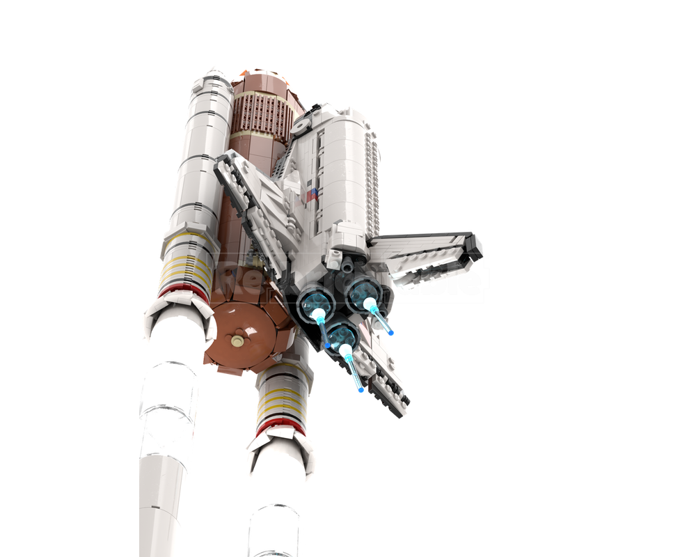 LEGO MOC-213442 1:110 Space Shuttle by BlockRockets | Rebrickable ...