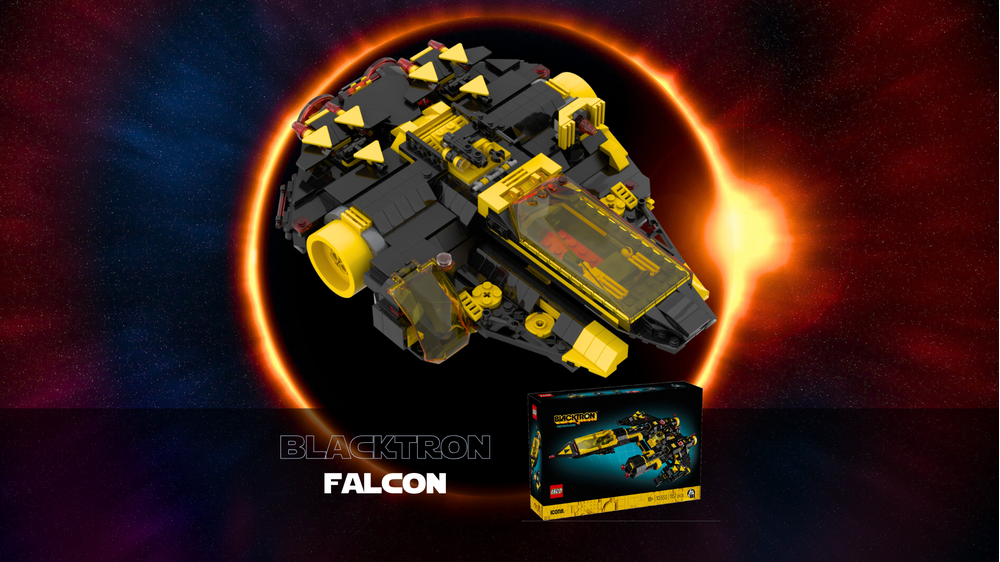 LEGO MOC-213465 Blacktron Falcon - 10355 Alternative build by