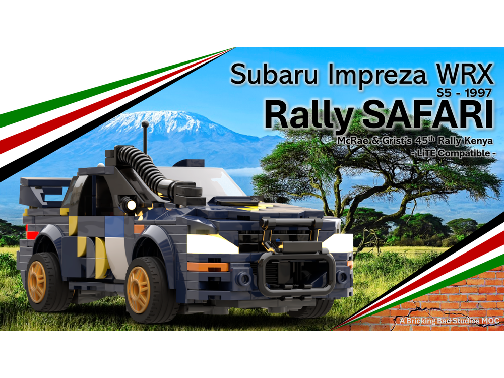 LEGO MOC-213526 Subaru Impreza'97 SAFARI Rally / McRae's S5 P8WRC ...