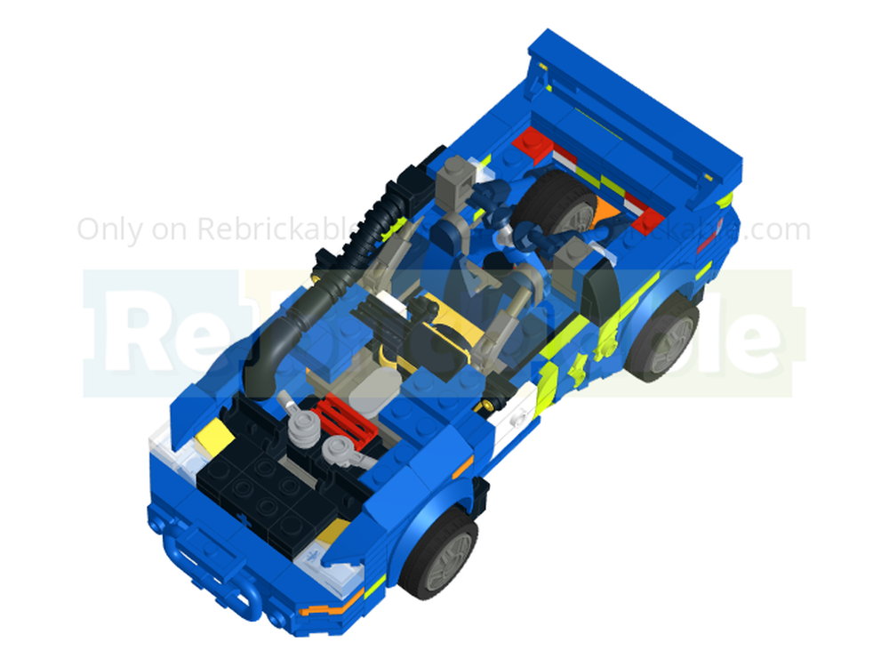 LEGO MOC-213582 Subaru Impreza'00 SAFARI Rally / Burns' S5 T14SRT/'JAKE ...