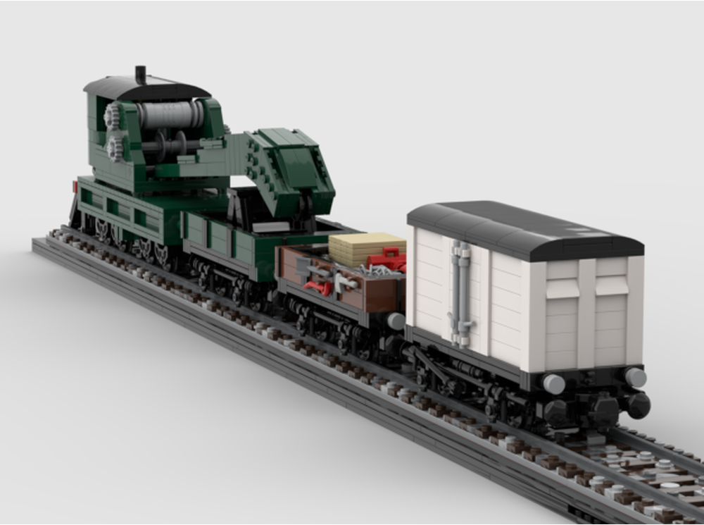 LEGO MOC-213657 (Old Version) Vented Van (new buffer magnet couplings ...