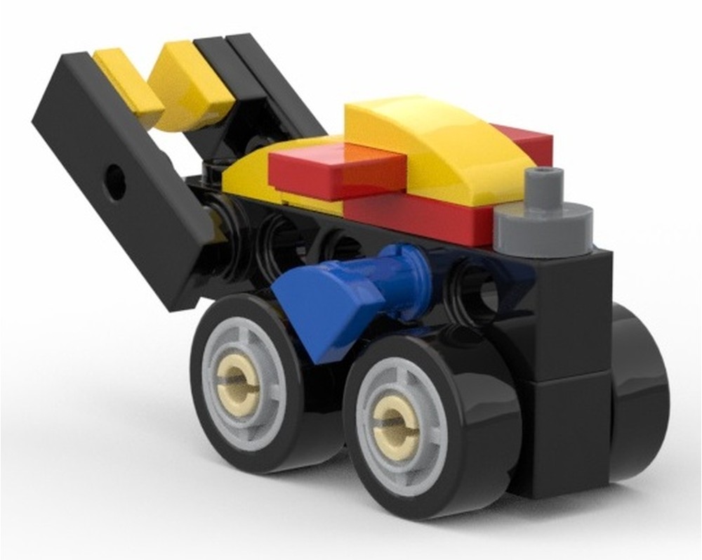 LEGO MOC Mini Wheel Loader by LegoFever | Rebrickable - Build with LEGO